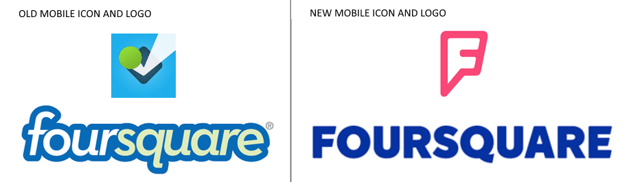 New App, New Logo for Foursquare - Corporate Eye